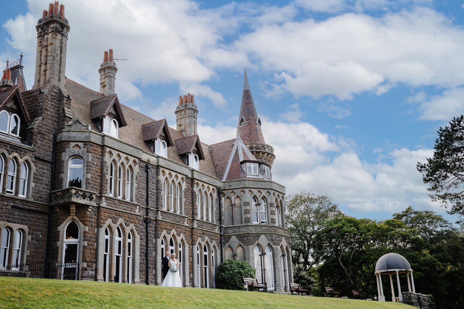 Yorkshire wedding photography capturing a beautiful moment between the bride and groom